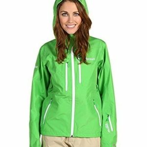 Marmot Alpinist Gore-Tex Waterproof Ski Jacket Size L XL Green Hooded New